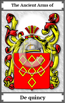 De quincy Family Crest Download (JPG)  Book Plated - 150 DPI
